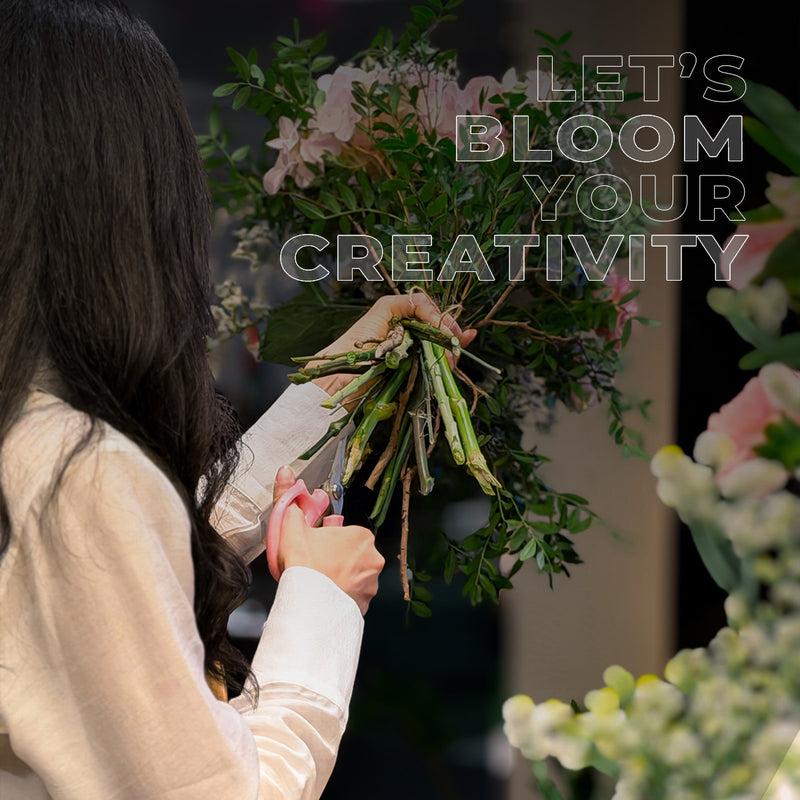 Art and Flowers – Spiral Technique Bouquet